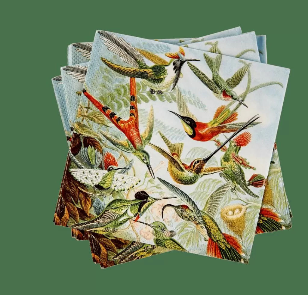 CASA COLIBRI Paquete De 20 Servilletas Multicolor