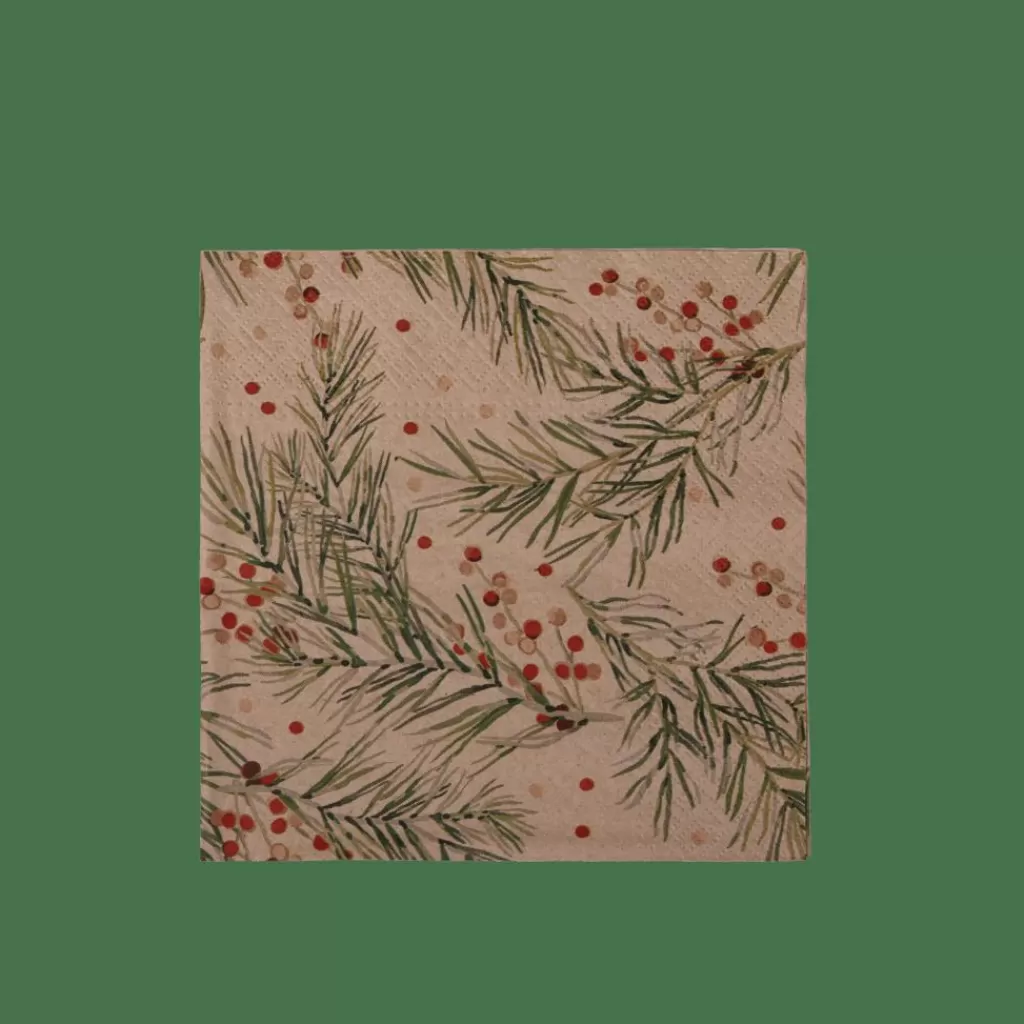 CASA ECO HOLLY Paquete De 20 Servilletas Multicolor