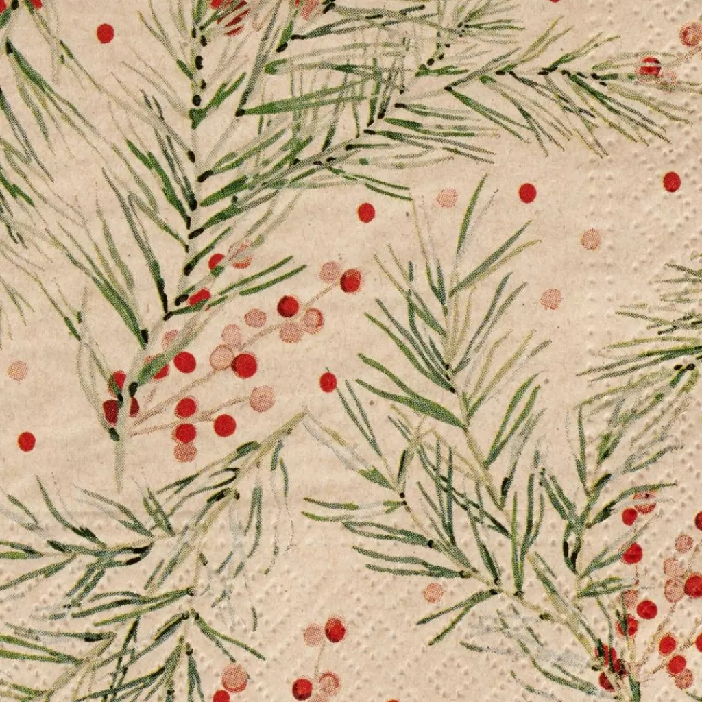 CASA ECO HOLLY Paquete De 20 Servilletas Multicolor
