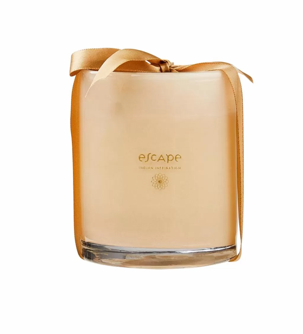 CASA ESCAPE INDIAN INSPIRATION Vela Perfumada En Vaso Negro, Cobrizo, Multicolor