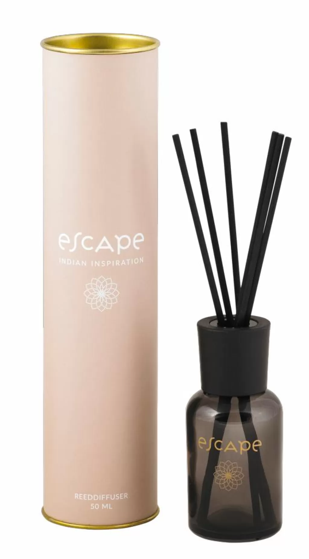 CASA ESCAPE INDIAN INSPIRATION Vela Perfumada En Vaso Negro, Cobrizo, Multicolor