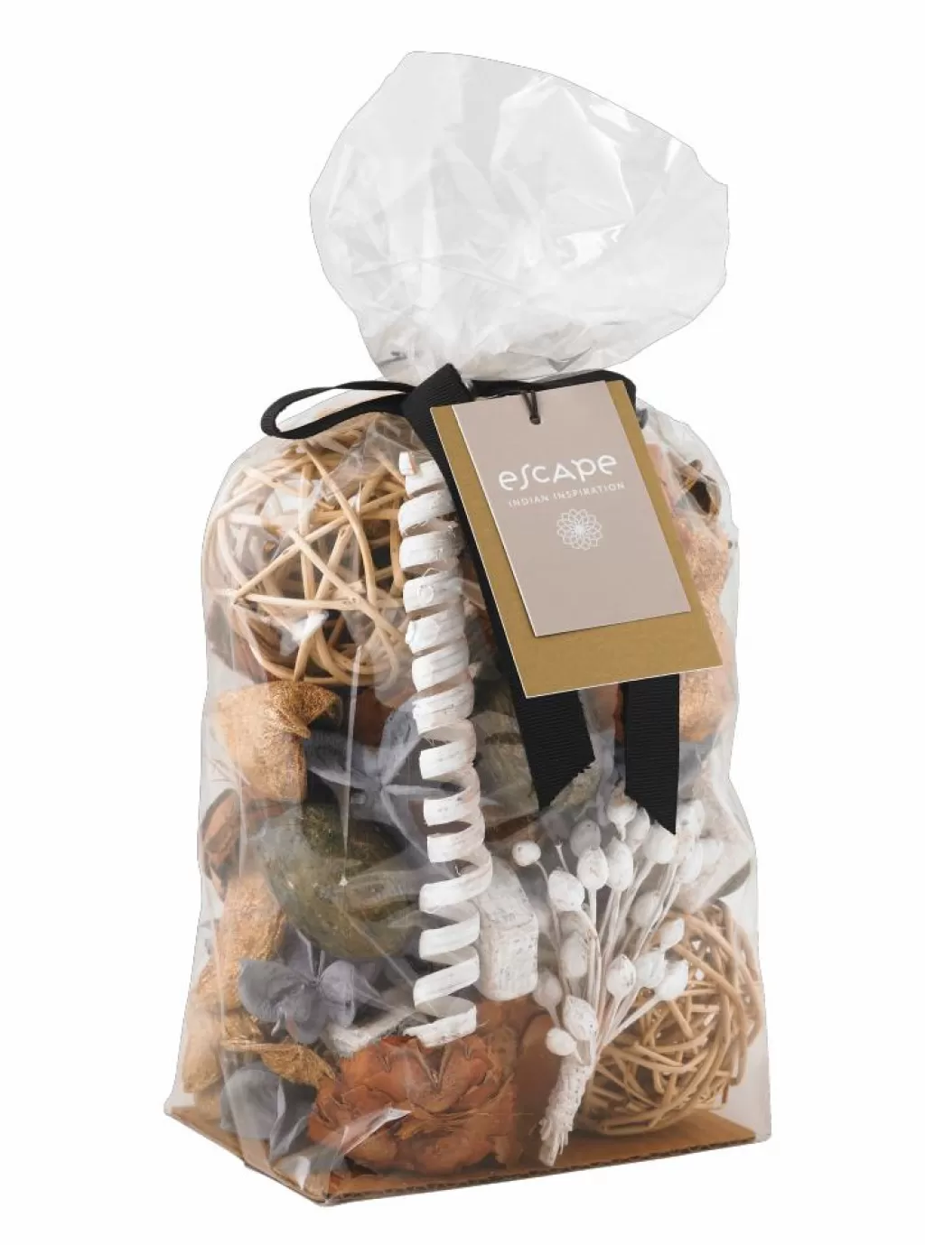 CASA ESCAPE INDIAN INSPIRATION Vela Perfumada En Vaso Negro, Cobrizo, Multicolor