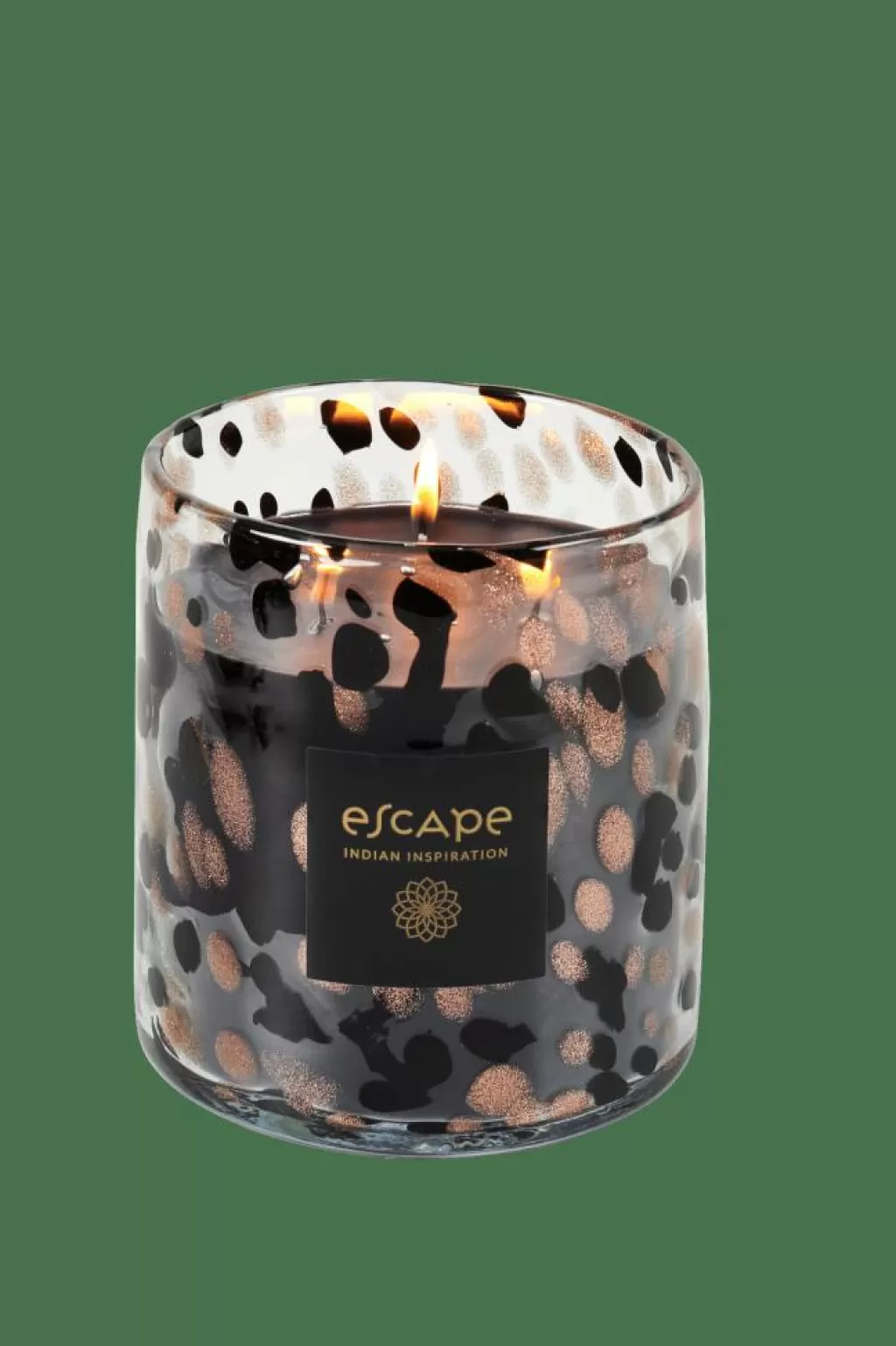 CASA ESCAPE INDIAN INSPIRATION Vela Perfumada XL Negro, Cobrizo, Multicolor
