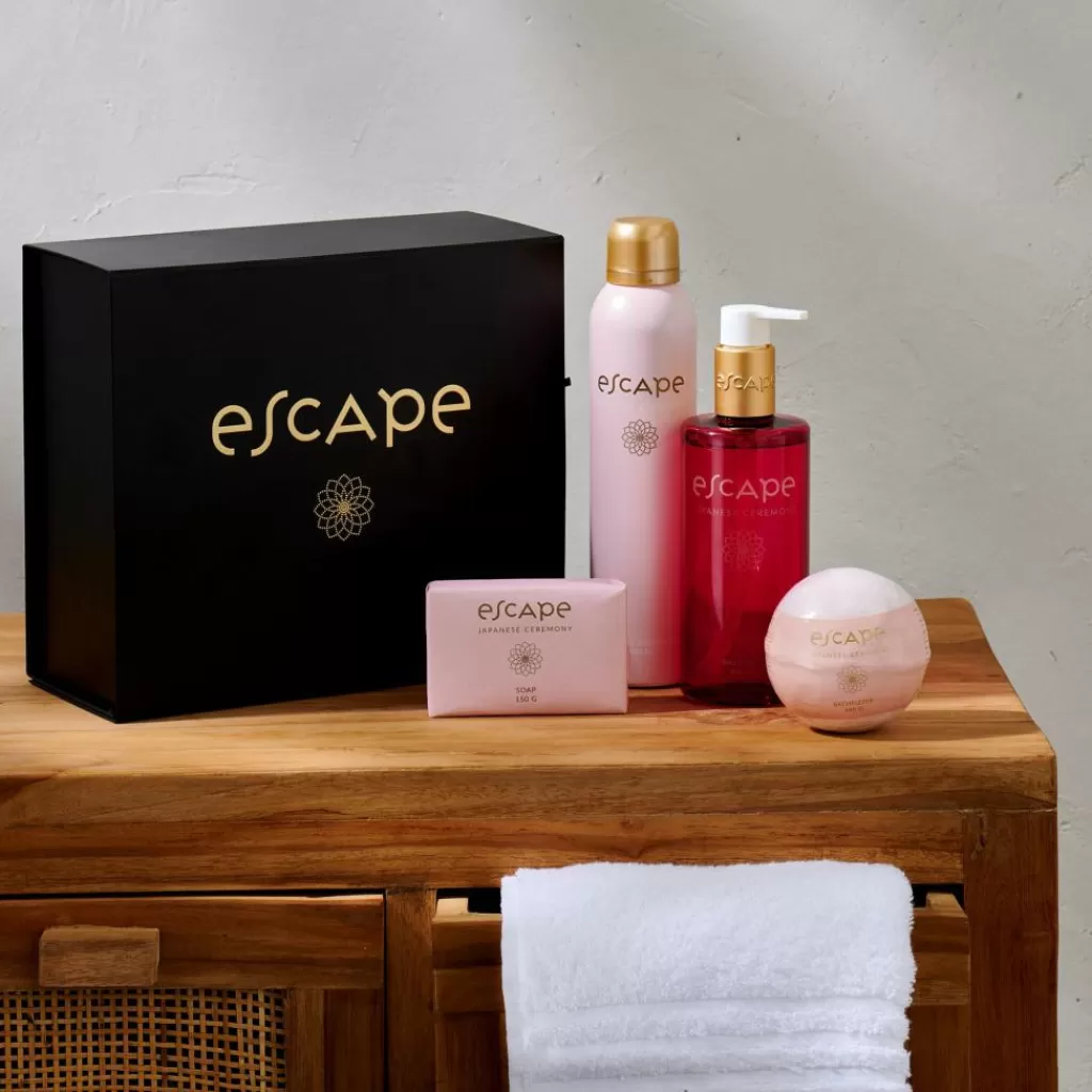 CASA ESCAPE JAPANESE CEREMONY Espuma De Ducha En Botella Rosa Rojo