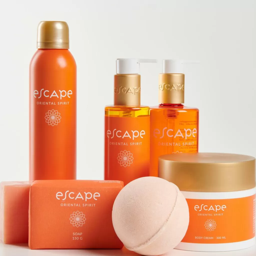 CASA ESCAPE ORIENTAL SPIRIT Jabón De Mano En Dispensador Naranja