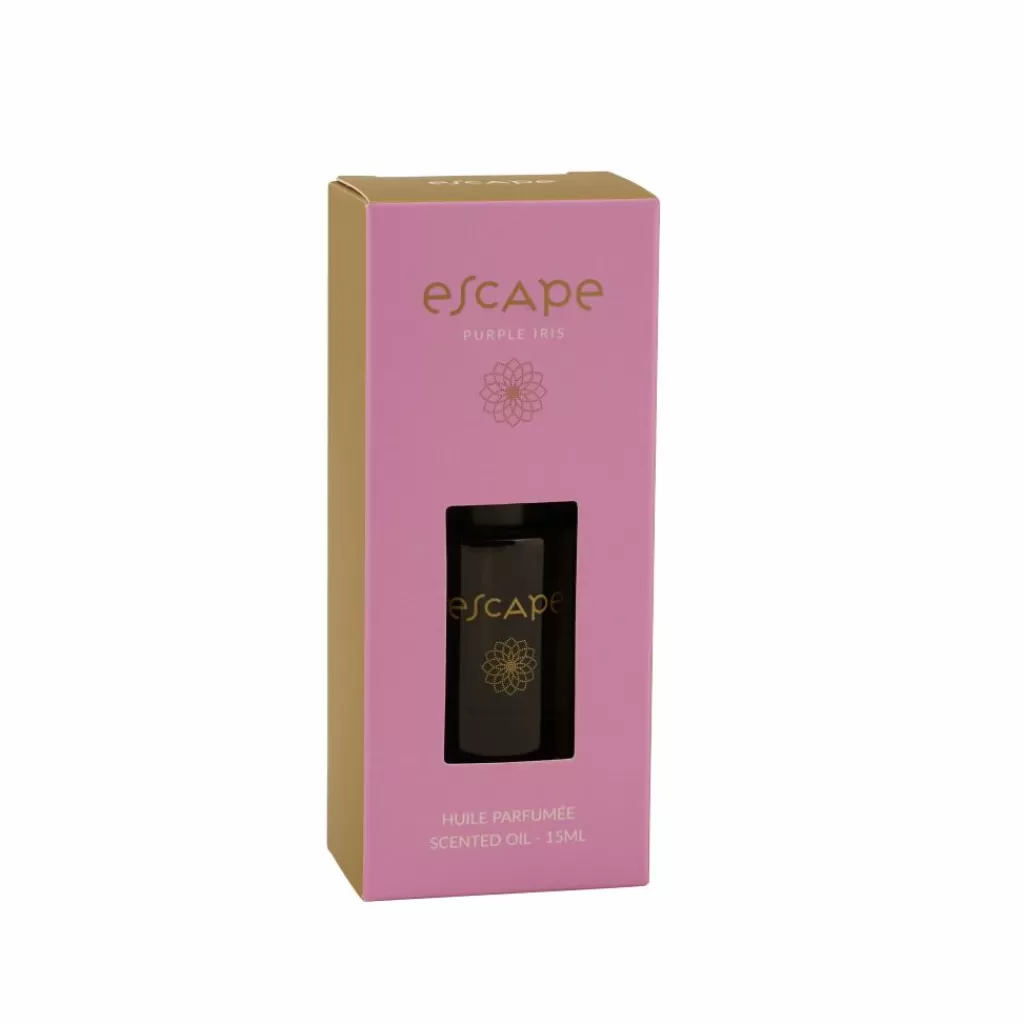 CASA ESCAPE PURPLE IRIS Vela Perfumada En Vaso Morado Claro