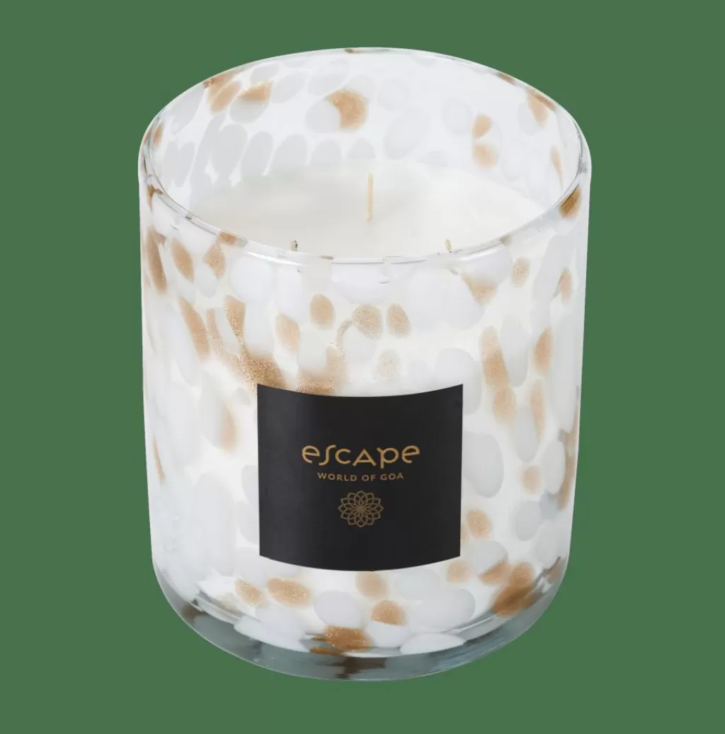 CASA ESCAPE WORLD OF GOA Vela Perfumada Blanco, Dorado, Multicolor
