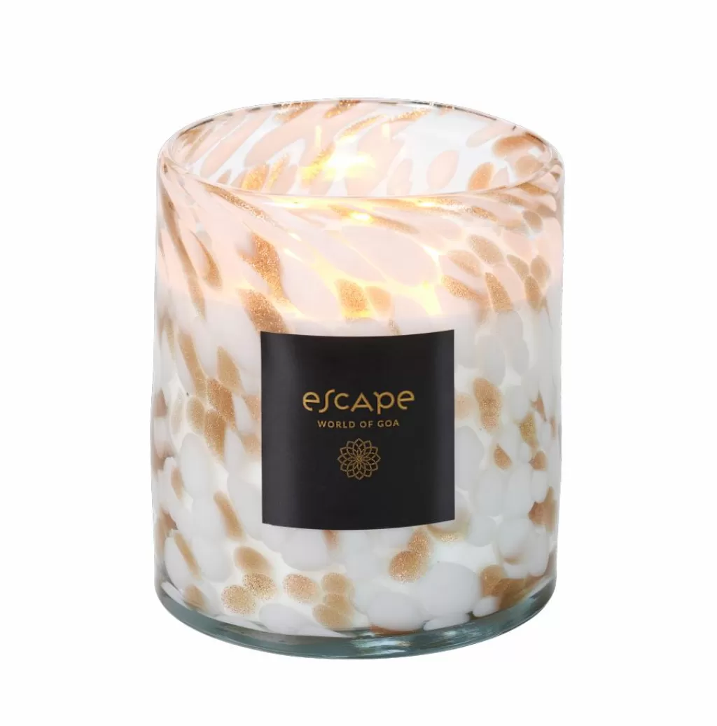 CASA ESCAPE WORLD OF GOA Velas Peq Perfumadas Juego De 9 Blanco