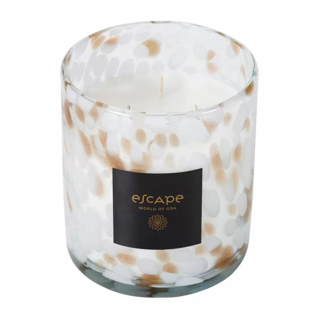 CASA ESCAPE WORLD OF GOA Velas Peq Perfumadas Juego De 9 Blanco