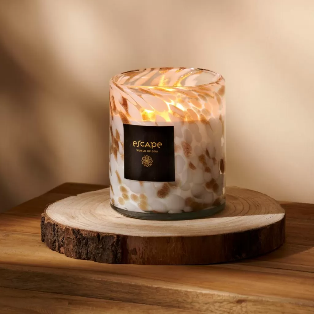 CASA ESCAPE WORLD OF GOA Velas Peq Perfumadas Juego De 9 Blanco