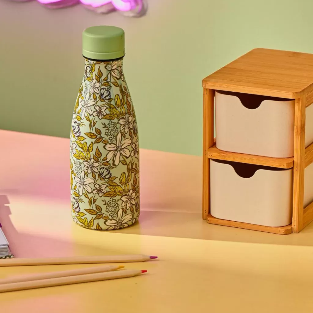 CASA FRESHMOOD Botella Isotérmica 35cl Sea Foam + Estampado Color Sea Foam