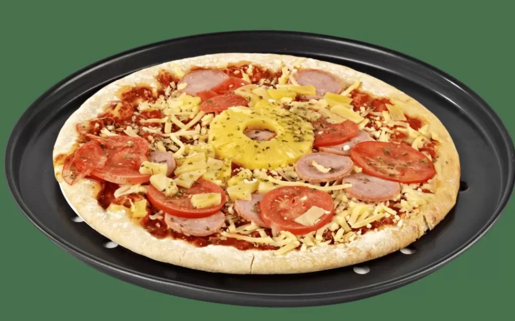 CASA MARGARITHA Bandeja De Pizza Para El Horno Gris Oscuro