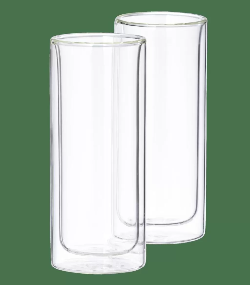 CASA RELAX Vasos De Doble Pared Juego De 2 30 C Transparente