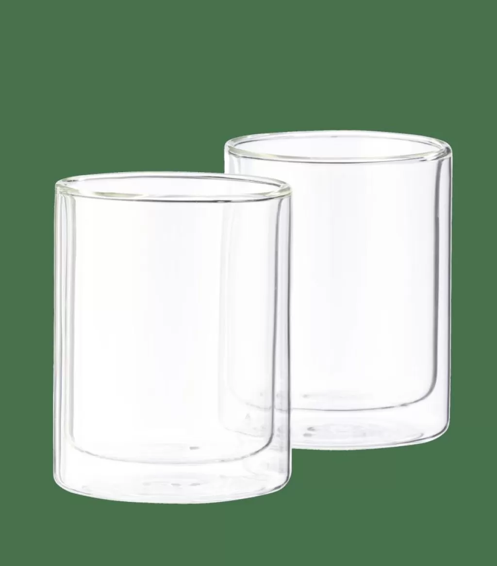 CASA RELAX Vasos De Doble Pared Juego De 2 33 CL Transparente