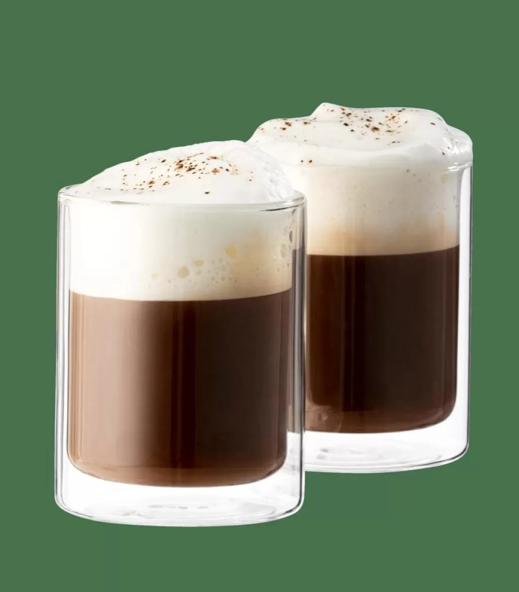CASA RELAX Vasos De Doble Pared Juego De 2 33 CL Transparente
