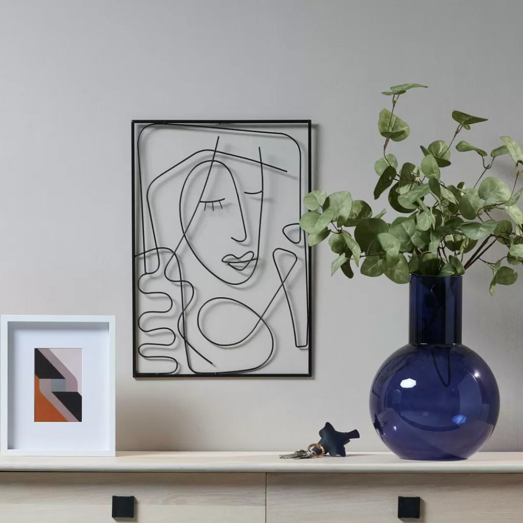CASA SEÑORITA Decoración De Pared Negro