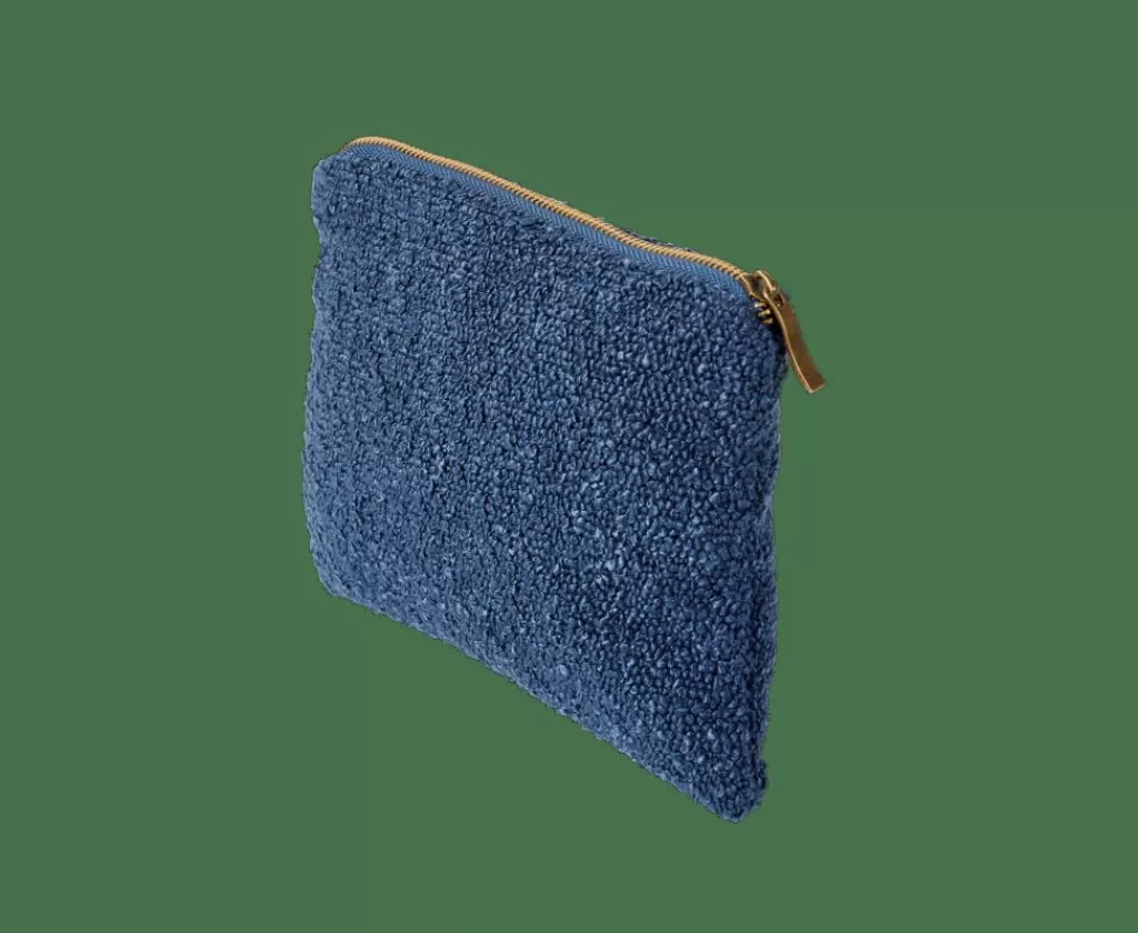 CASA SIERA Bolsa De Maquillaje Azul Oscuro